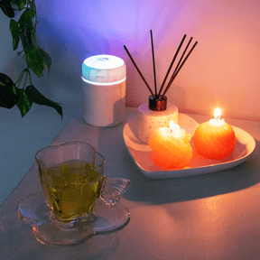 Jogo 4 Xícaras de Chá com Pires em Vidro Butterfly 180ml