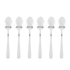 Jogo 6 Colheres para Café Berna em Aço Inox 11cm