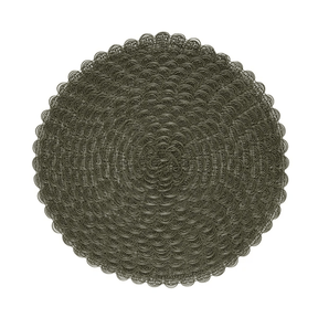 Jogo Americano Redondo Avulso Ava Musgo