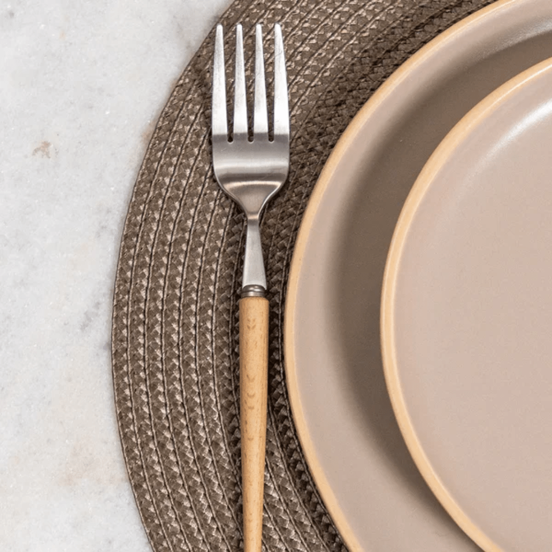 Jogo Americano Redondo Avulso Luna Mocca 38cm