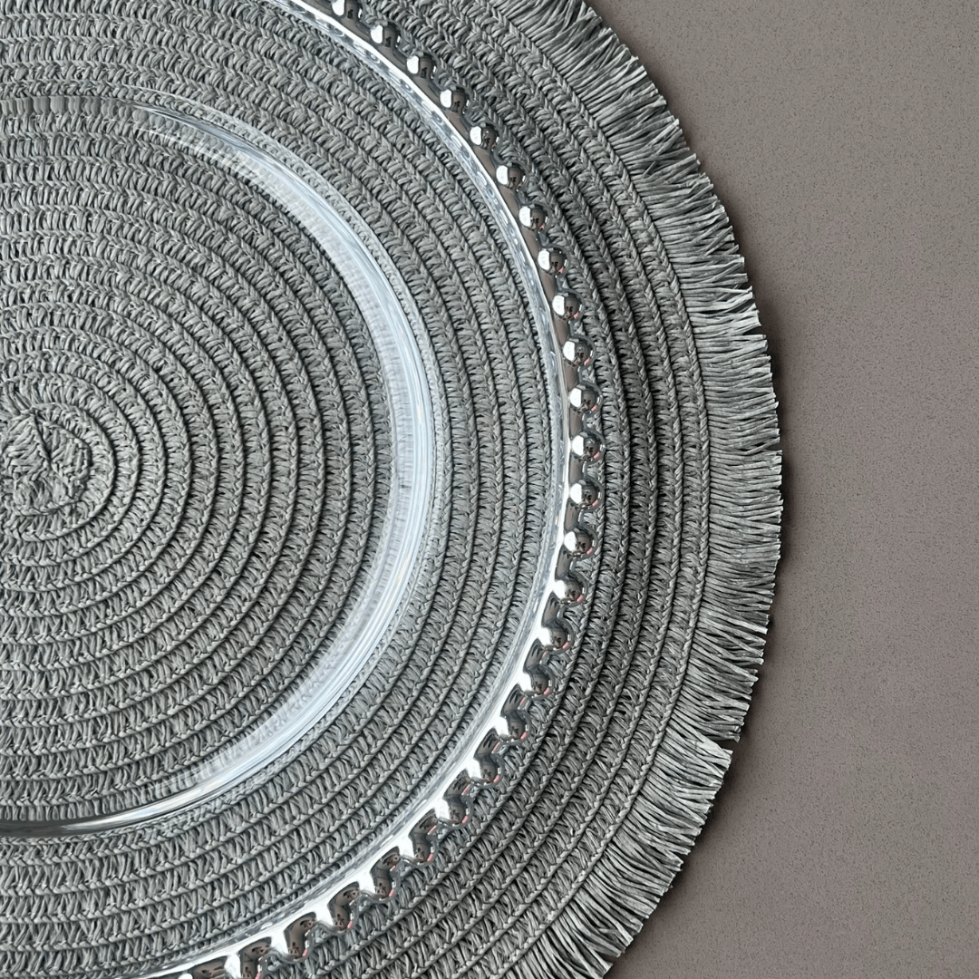 Jogo Americano Redondo Avulso Lana Salvia 38cm