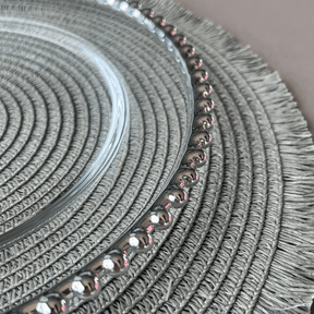 Jogo Americano Redondo Avulso Lana Salvia 38cm