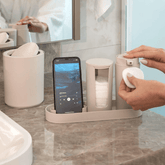 Kit Serene para Banheiro Bege 4 Peças