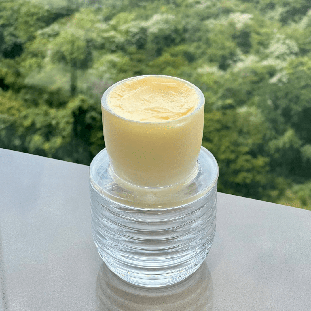 Manteigueira Francesa Colmeia de Vidro 10,5cm