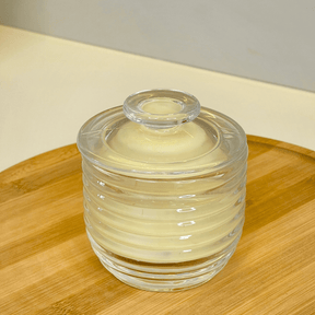 Manteigueira Francesa Colmeia de Vidro 10,5cm