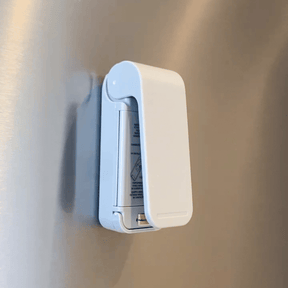 Mini Seladora de Embalagem em Plástico com Imã Cinza