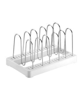 Organizador de Formas, Travessas e Frigideiras Branco