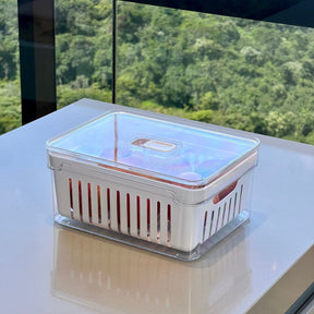 Organizador de Geladeira Clear Fresh com Cesto 2,2 Litros