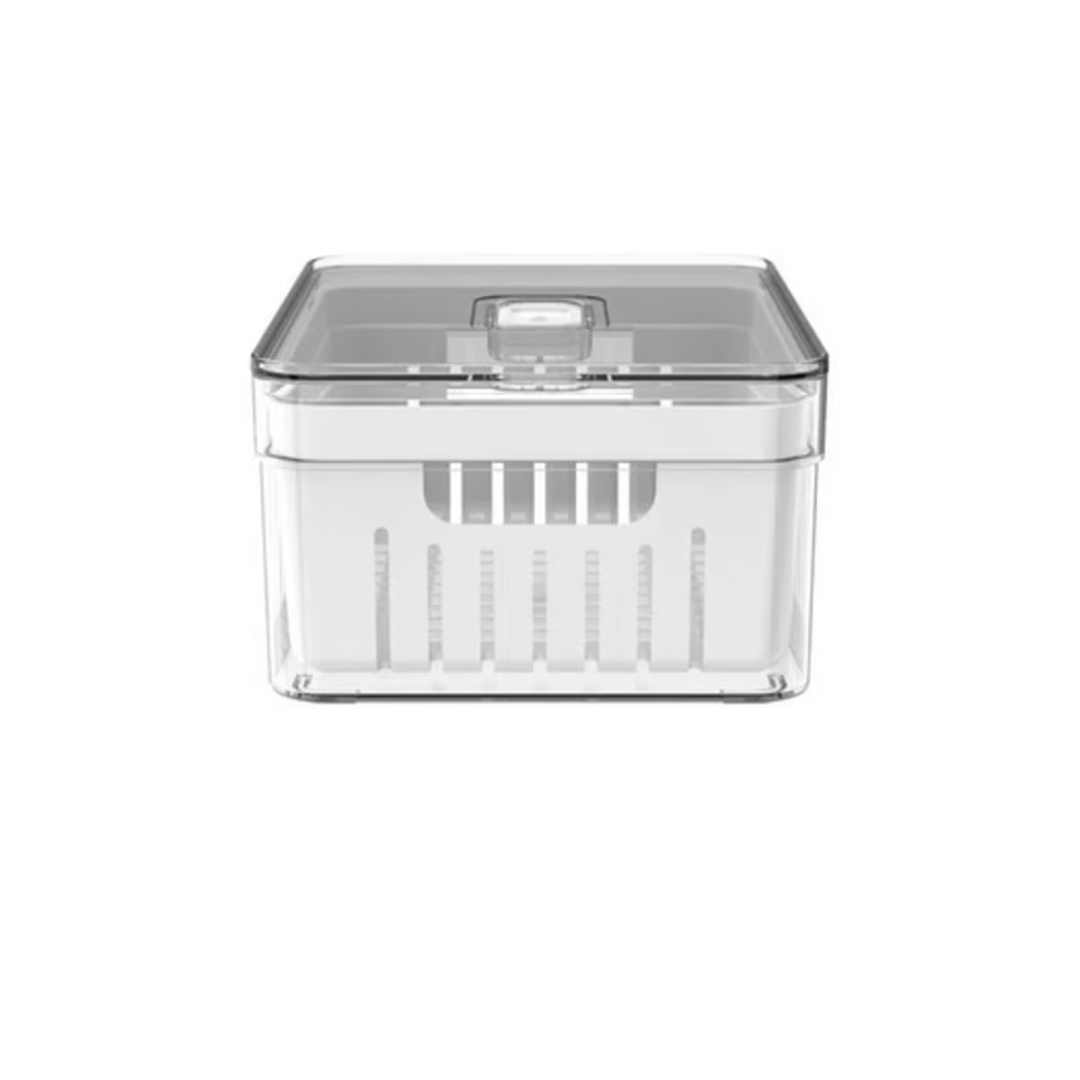 Organizador de Geladeira Clear Fresh com Cesto 2,2 Litros