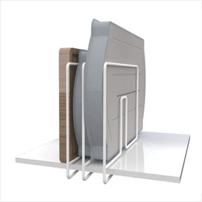 Organizador de Pratos e Formas Essence Branco