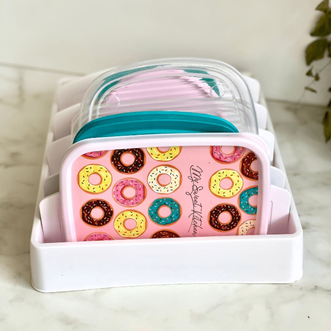 Organizador para Tampas de Potes Branco