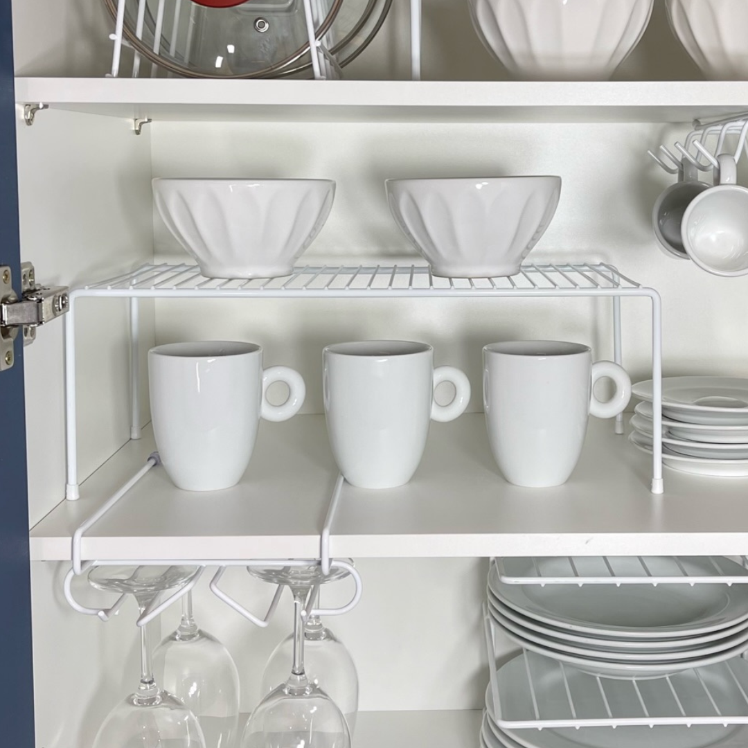 Organizador Para Armário Grande Branco 42cm