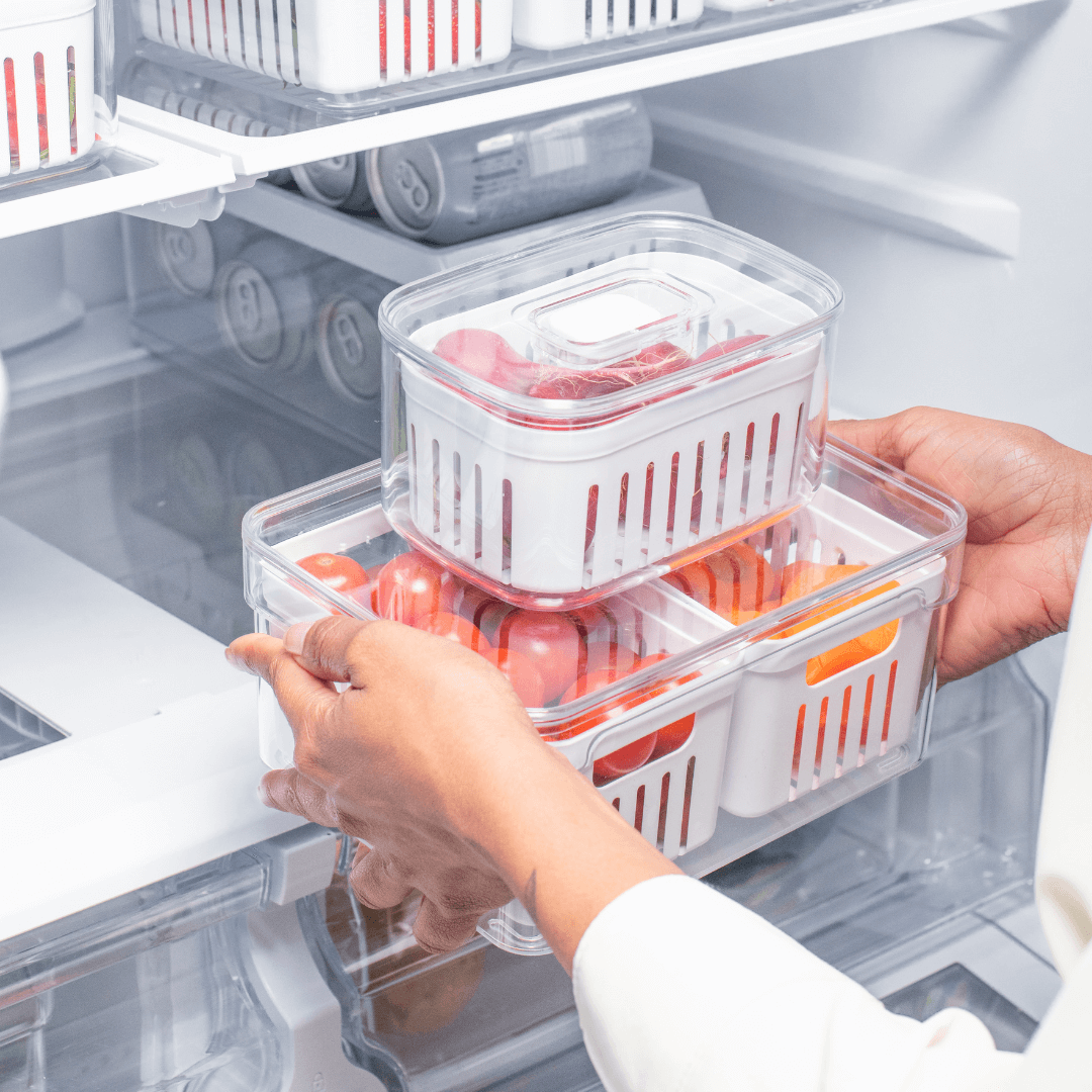 Pote para Geladeira Clear Fresh com 2 Cestos 2,2L