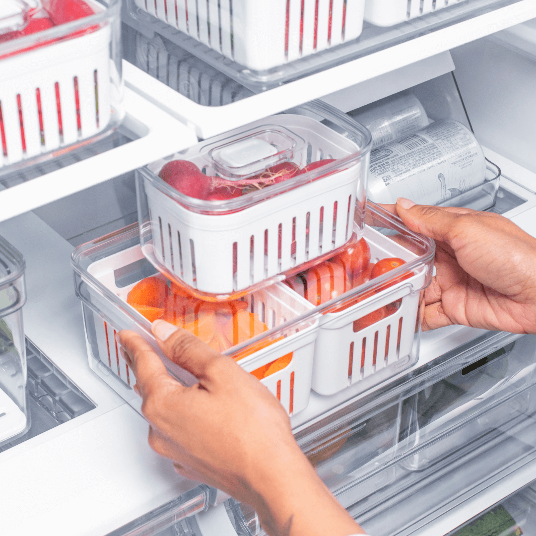 Pote para Geladeira Clear Fresh com 2 Cestos 2,2L