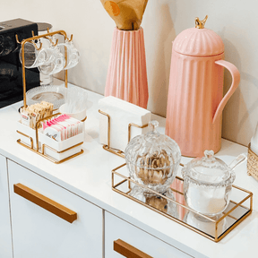 Porta Guardanapos Rose Gold