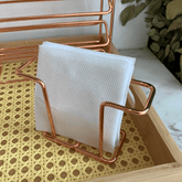 Porta Guardanapos Rose Gold