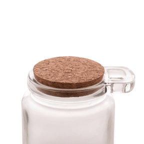 Porta Tempero de Vidro com Colher de Bambu 240ml