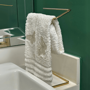 Porta Toalha de Bancada Dourado