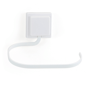 Porta Toalha de Rosto e Mãos Aço Piatina 3M Branco