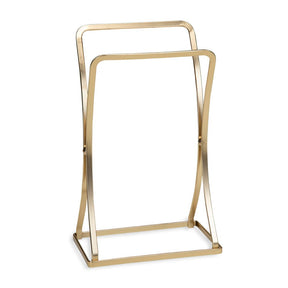 Porta Toalha de Rosto e Mãos de Bancada Dourado Fosco 31cm