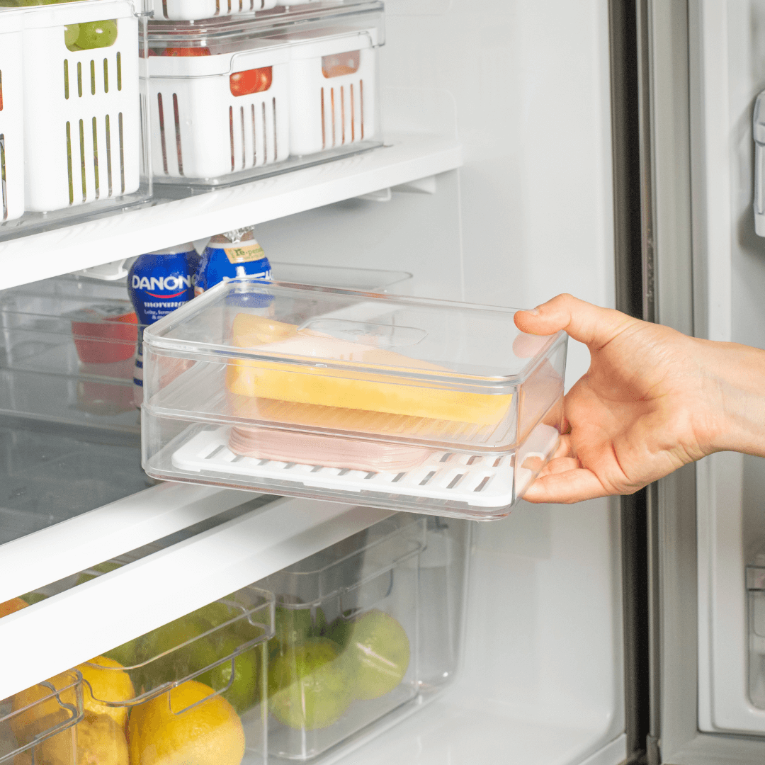 Organizador Porta Frios Duplo Clear Natural