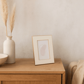 Porta Retrato em PS e Vidro Cinza 10x15