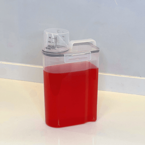 Pote Hermético Porta Mantimento com Copo Medidor de Plástico 2,5L