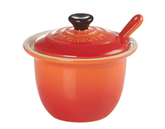 Pote Para Condimento Indiano Açucareiro Laranja Le Creuset
