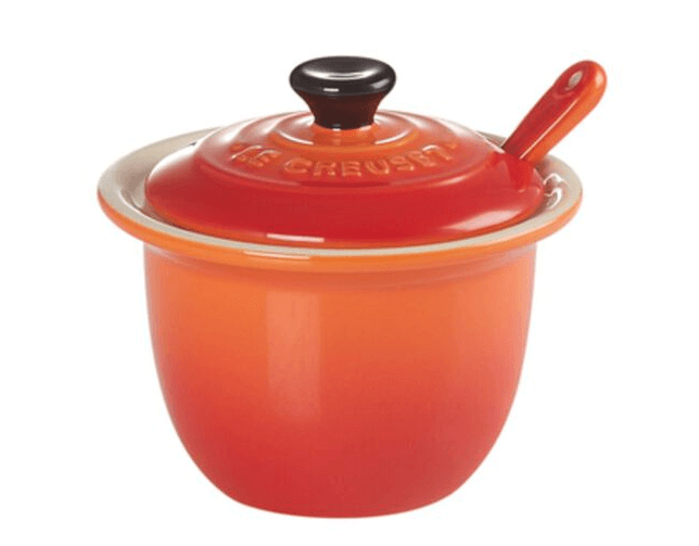 Pote Para Condimento Indiano Açucareiro Laranja Le Creuset