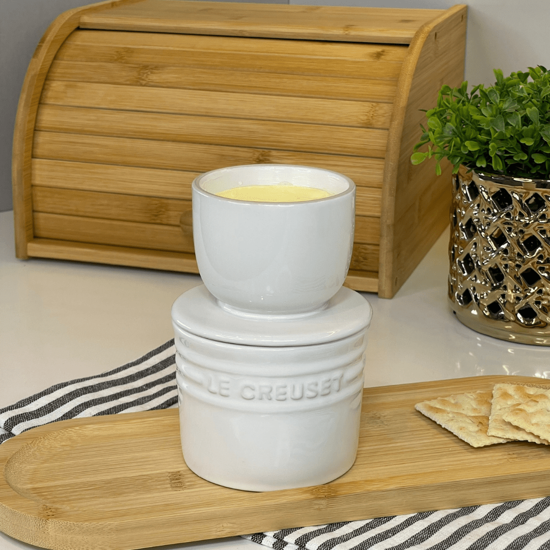 Pote para Manteiga Manteigueira Branca Le Creuset