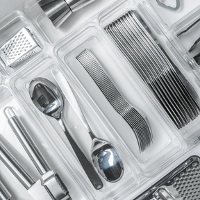 Organizador Encaixa Retangular Transparente 21,9cm