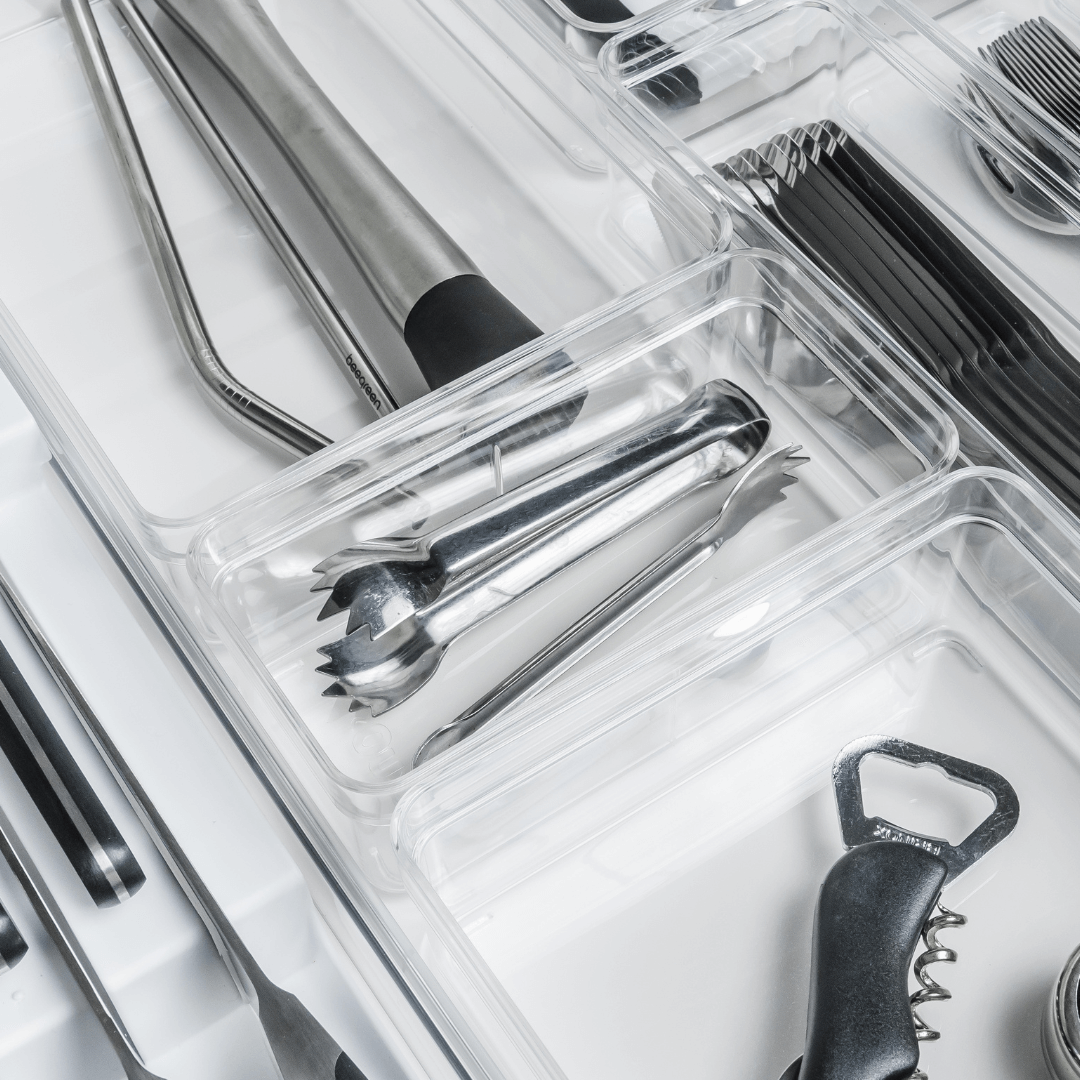 Organizador Encaixa Multiuso Transparente 14,6cm