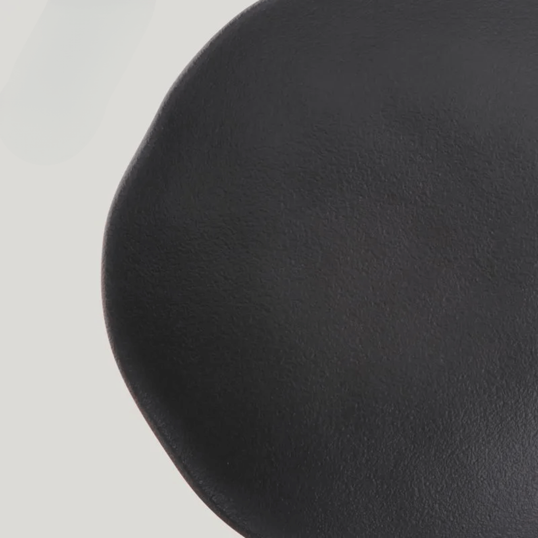 Prato Fundo Orgânico Matte Preto 21,2cm