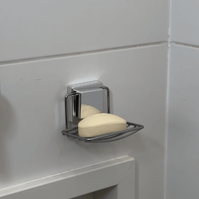 Saboneteira Fixação Ventosa Cromada