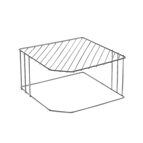 Suporte Cantoneira Organizadora de Pratos Cromado