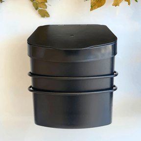 Suporte Com Lixeira De Fixacao Ventosa Preto Fosco 2,5 Litros