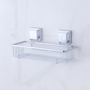 Suporte Para Shampoo Com Ventosa 28cm Aço Cromado