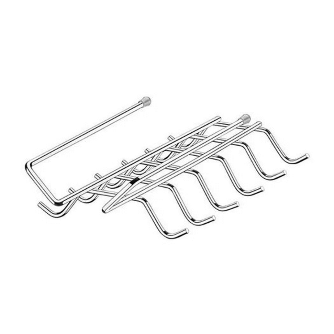 Suporte para Xícaras de Encaixar no Armário Cromado