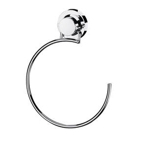 Toalheiro Argola 18cm Cromado Com Ventosa