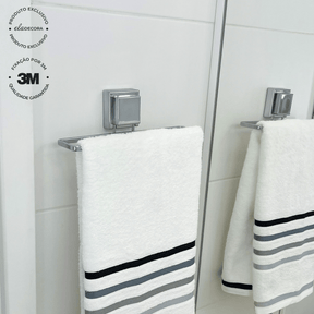 Toalheiro de Lavabo Fixação 3M 25cm Cromado