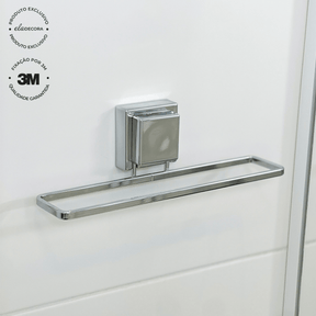 Toalheiro de Lavabo Fixação 3M 25cm Cromado