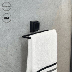 Toalheiro de Lavabo Fixação 3M 25cm Preto Fosco