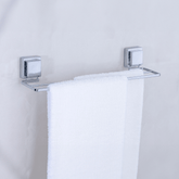 Toalheiro Duplo com Ventosa 45cm Cromado