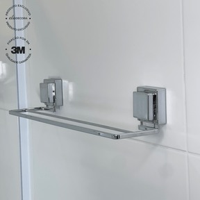 Toalheiro Duplo Fixação 3M 45cm Cromado