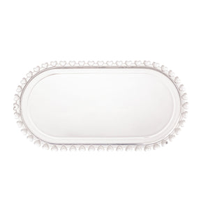 Travessa Oval Cristal de Chumbo Coração 25cm