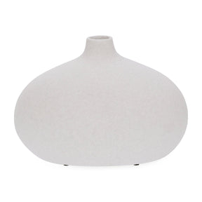 Vaso Decorativo em Cerâmica Cinza 26cm